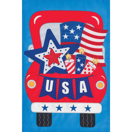 USA Truck-Applique Flag