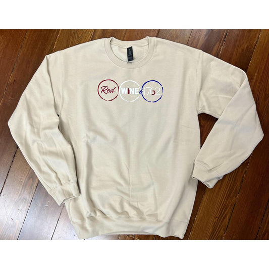 Red Wine & 1762 Crewneck (Tan)