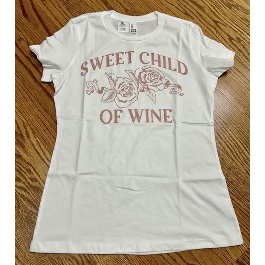 Sweet Child of Wine Tee (White)