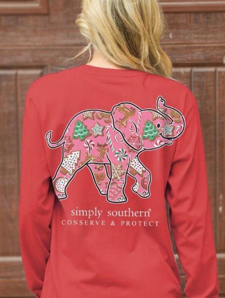 Simply Southern Long Sleeve Cookie Tee