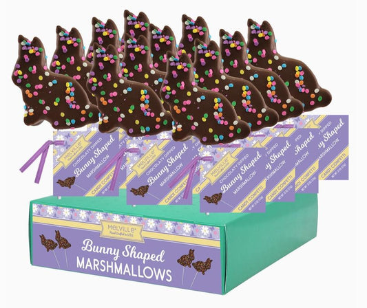 Milk Chocolate Bunny Shaped Marshmallow Pops
