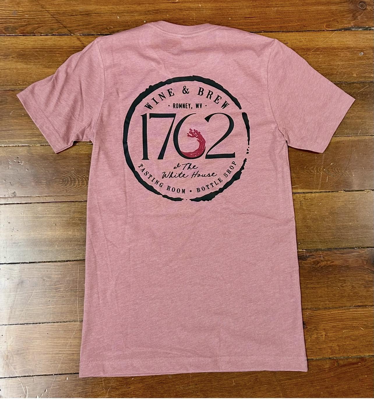 1762 Wine & Brew Circle Logo Tee (Mauve)