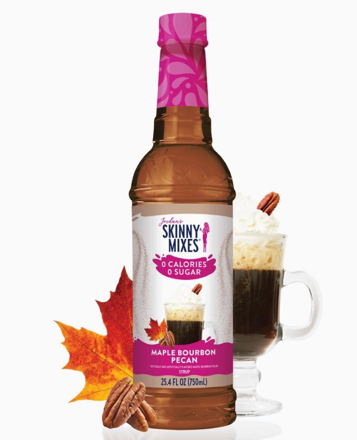 Jordan's Skinny Mixes Sugar Free Maple Bourbon Pecan Syrup