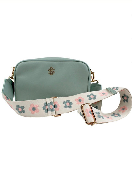 Simply Southern Leather Crossbody (Sage)