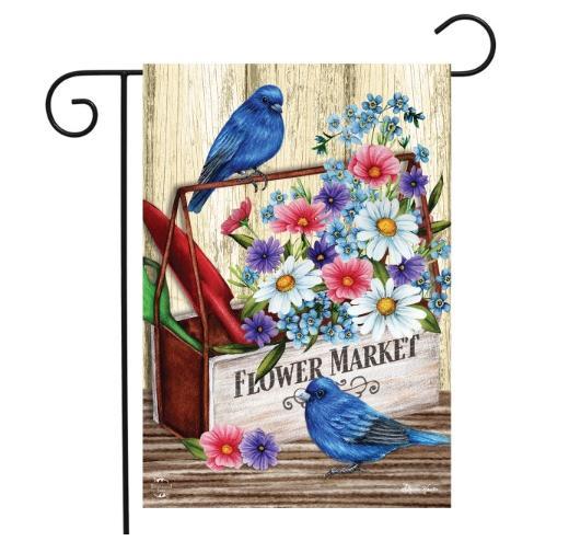 Flower Market Spring Flag