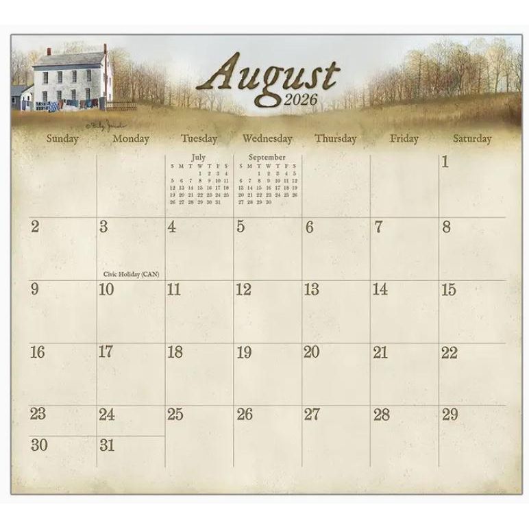 The Road Home 2026 Magnetic Calendar Pad