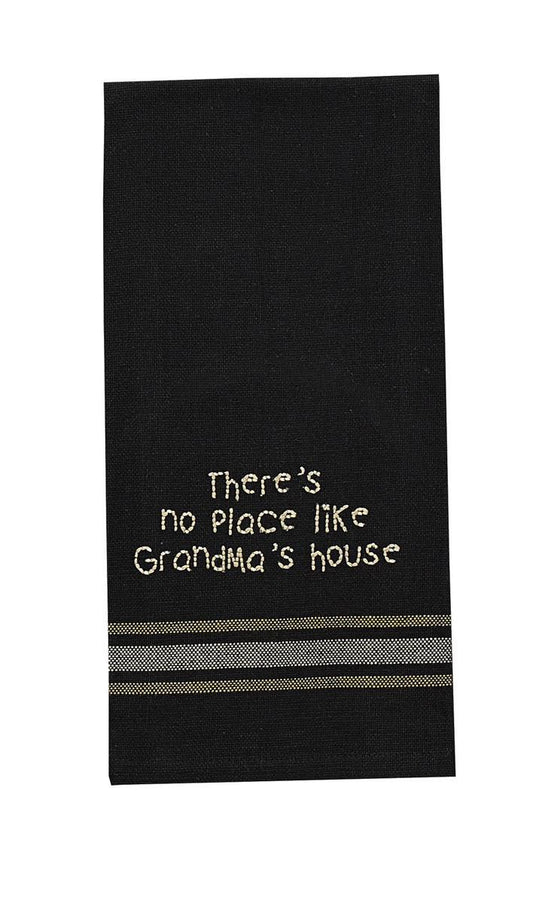 Park Design No Place Like Grandma's Embroidered Dishtowel