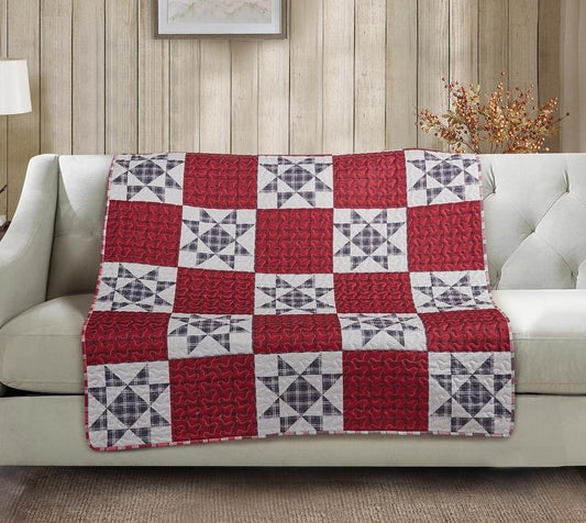 "Hillcrest" Quilted Throw Blanket 50"x60"