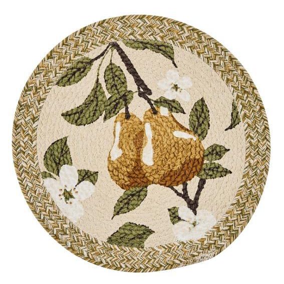 Park Design Golden Pear Printed Braided Placemat