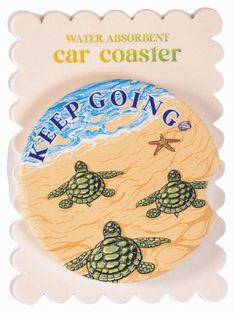 Simply Southern Car Coasters (Turtle)
