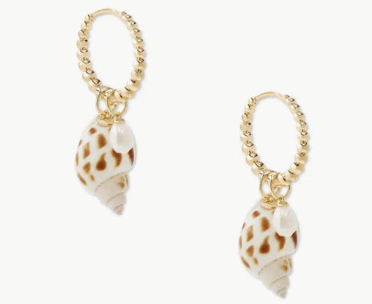Kendra Scott Oleana Huggie Gold Earrings