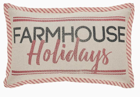 Sawyer Mill Farmhouse Holidays Pillow