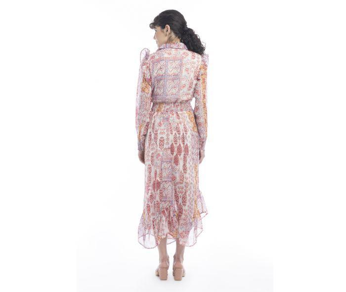 Myra Renae Patterned Dress (S-7713)