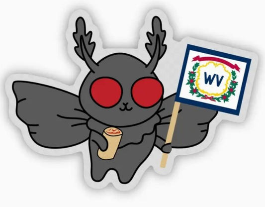 Wv Day Mothman Sticker