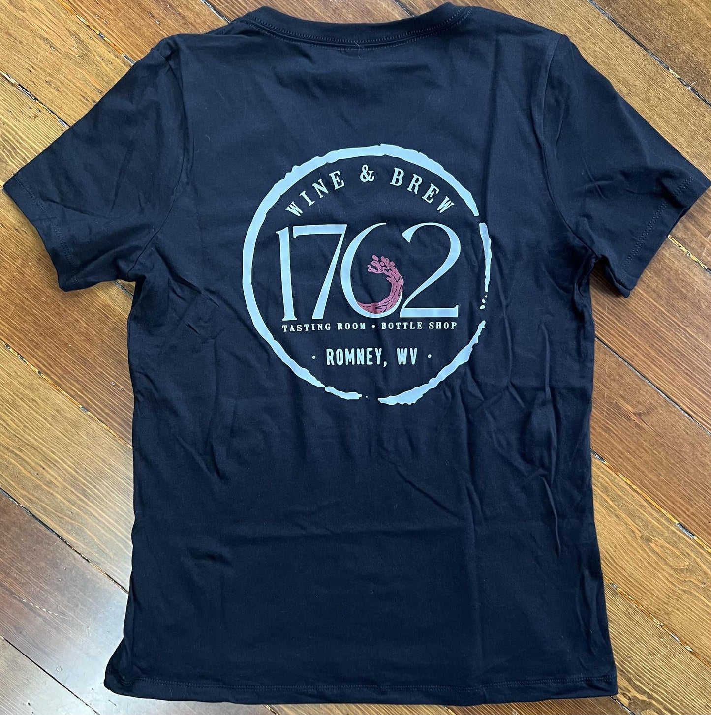 1762 Wine & Brew V-Neck (Black)