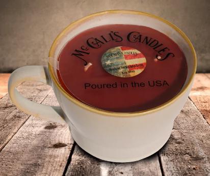 McCalls's Apple Spice Mug Candle (20oz)