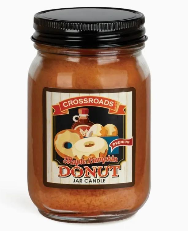 Crossroads Maple Pumpkin Donut - 12 oz. Pint Candle