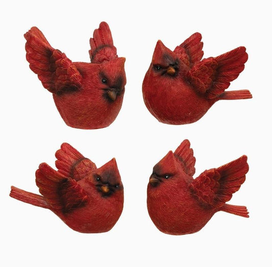 Resin Flying Cardinal Assorted
