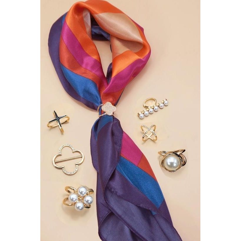 Scarf Charms -Scarf Holder Slider Ring