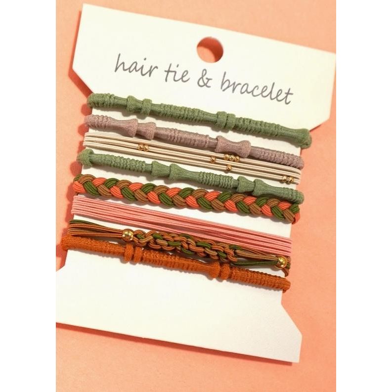 Boho Dual Function Knot Bracelet Hair Ties