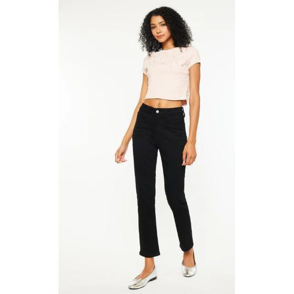 Estelle High Rise Slim Straight Leg Jeans