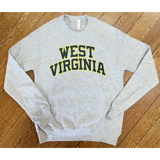 West Virginia Crewneck (Grey)