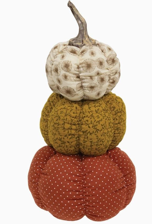 Fall Patterns Pumpkin Stack
