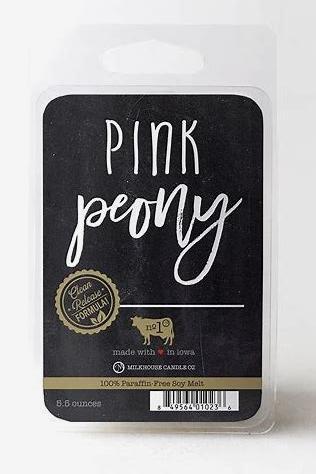 Milkhouse Candles Pink Peony Melts