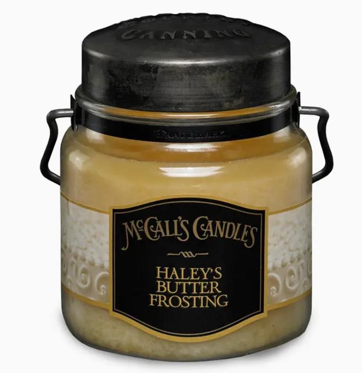 McCall's Candles Double Wick Classic 16oz- Haley's Butter Frosting