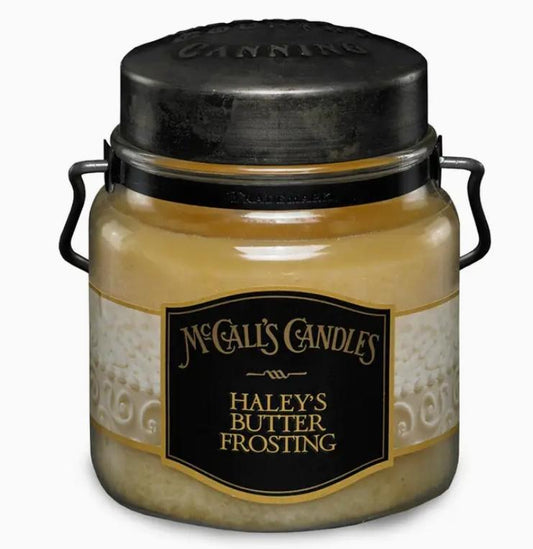 McCall's Candles Double Wick Classic 16oz- Haley's Butter Frosting