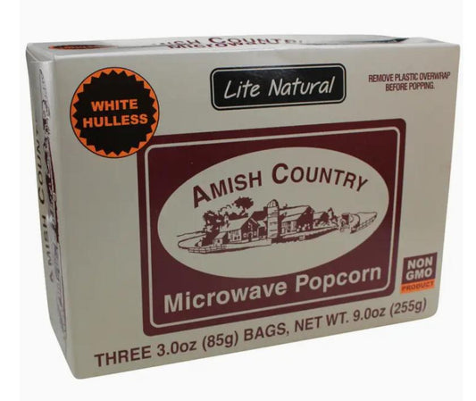 Amish Country Lite Natural Microwave Popcorn (3 Pack)