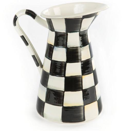 Mackenzie Childs Courtly Check Practical Pitcher (Small)