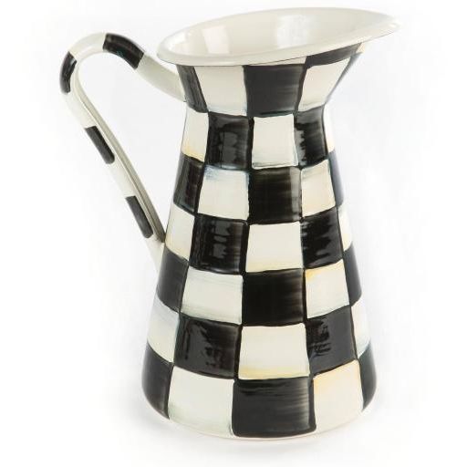 Mackenzie Childs Courtly Check Practical Pitcher (Small)