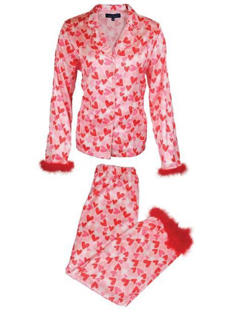 Simply Southern Feather Valentines Pajamas