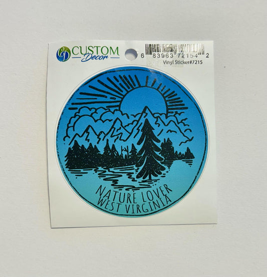 Vinyl Sticker (WV Nature Lover)