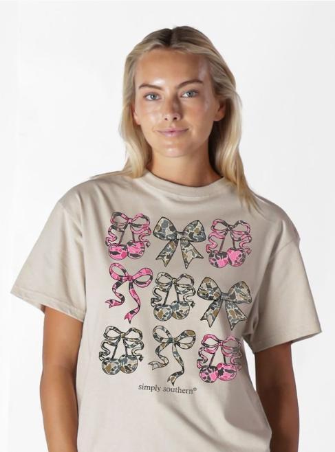 Simply Southern Short Sleeve Cherry Camo Tee