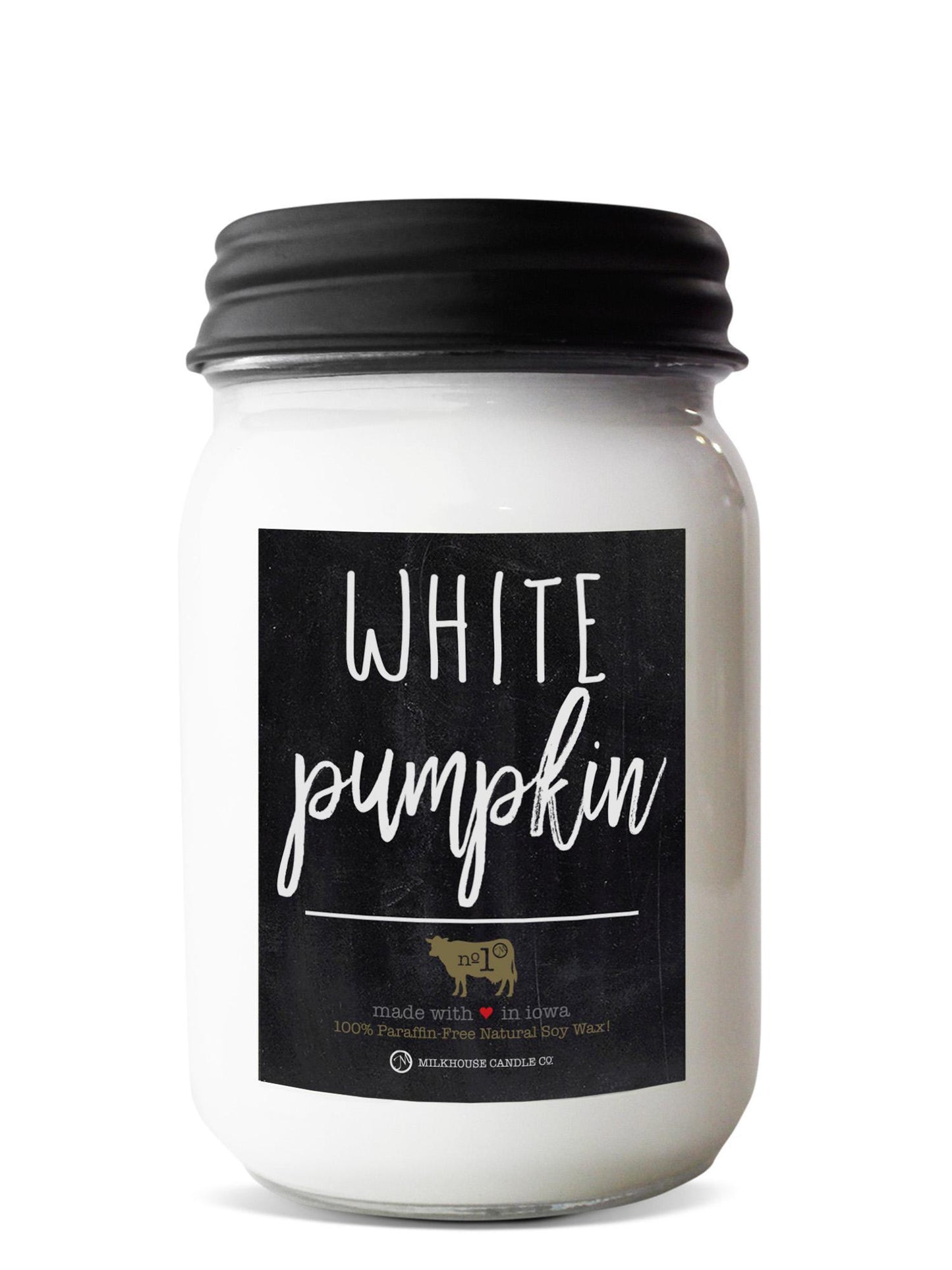 White Pumpkin | Mason Jar 13 oz