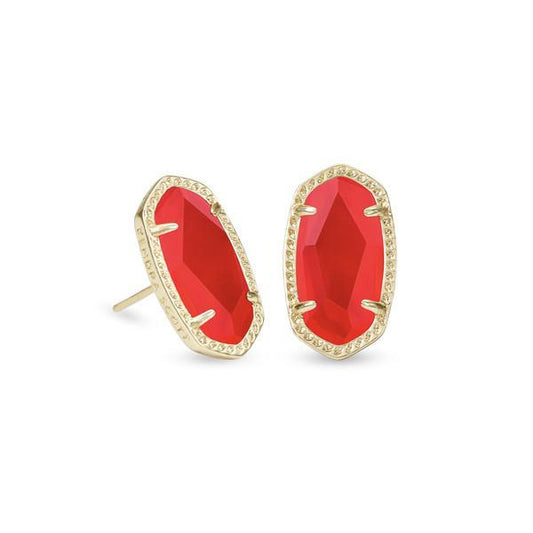 Kendra Scott Ellie Stud Earrings in Red Illusion