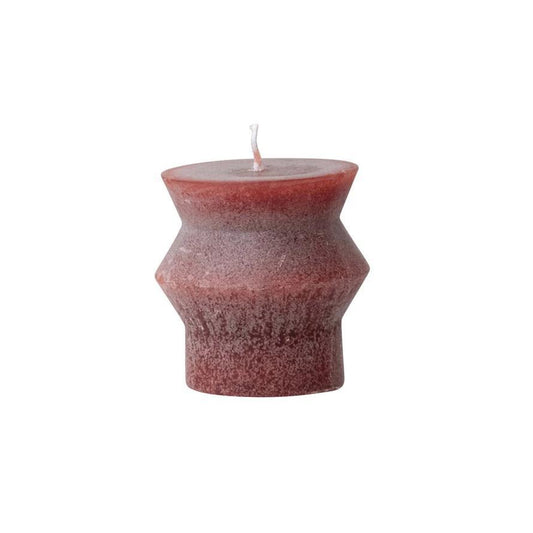 Unscented Totem Pillar Candle (Red)