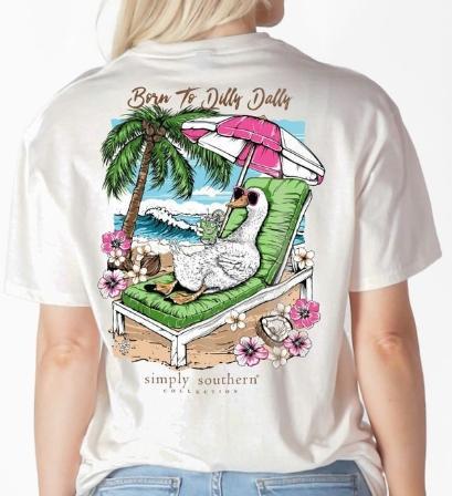 Simply Southern Short Sleeve Dilly Dally Tee