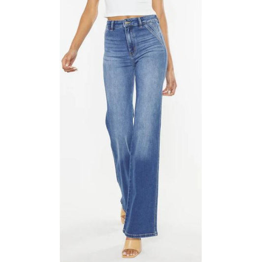 KanCan Ultra High-Rise Holly Flare Medium Wash Jeans