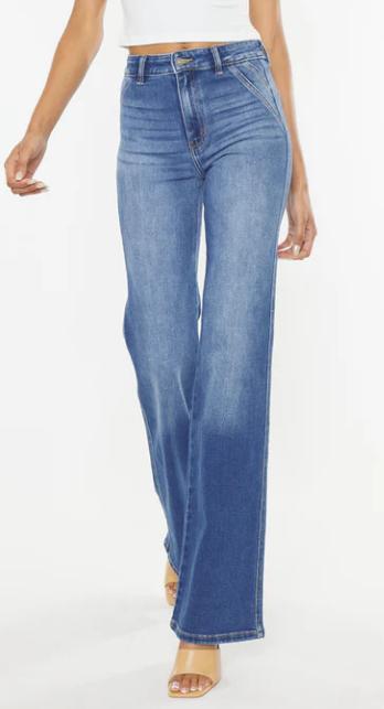 KanCan Ultra High-Rise Holly Flare Medium Wash Jeans