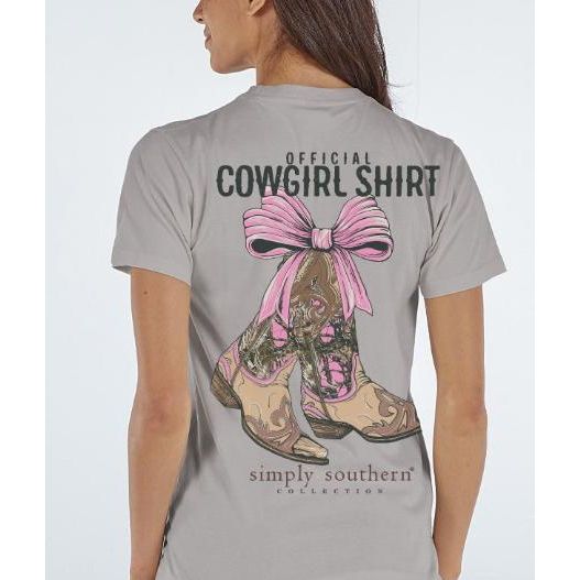 Simply Southern Short Sleeve Cowgirl Boot Tee