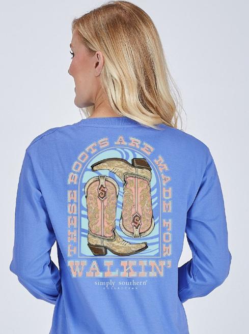 Simply Southern Long Sleeve Walking Tee