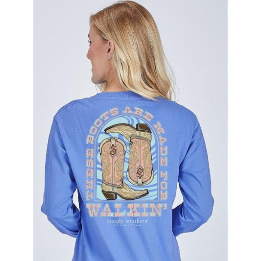 Simply Southern Long Sleeve Walking Tee