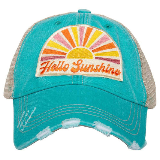 Hello Sunshine Hat (Aqua)