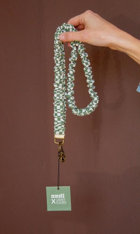 Lindsey Checked Lanyard
