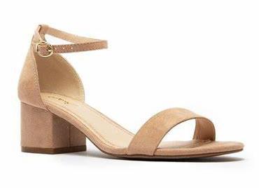 Cashmere Suede Block Heels (Nude)