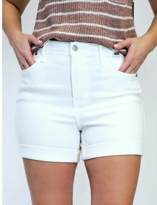 Judy Blue Double Roll Cuff Shorts