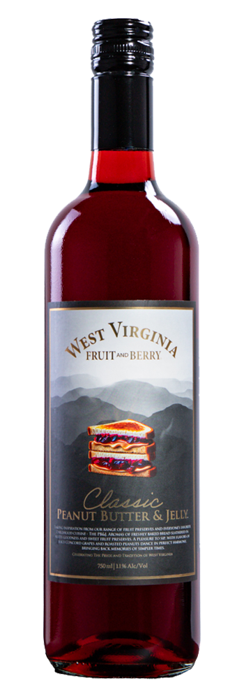 West Virginia Fruit & Berry Wine Classic Peanut Butter & Jelly